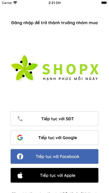 Shopx - Trưởng Nhóm Mua