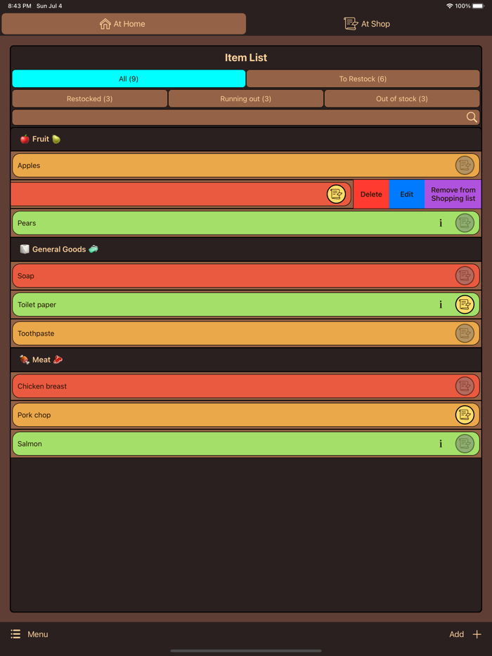 Restock  Shopping Assistant