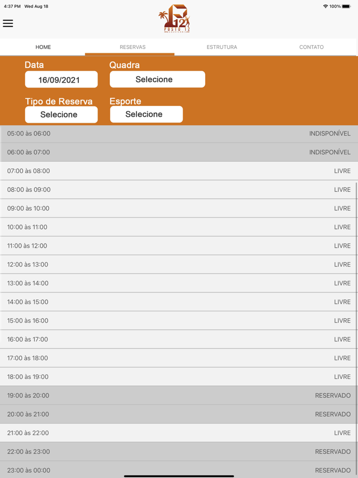 Posto 12 Beach Tennis