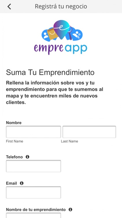 Empre App: Emprendedores cerca screenshot-4