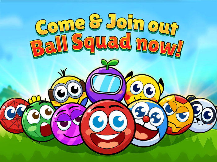 Red Bounce Ball Heroes