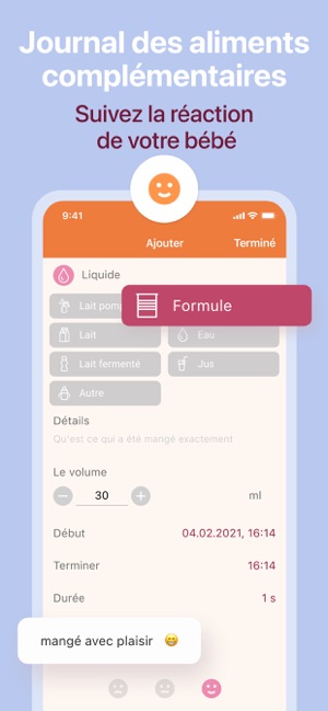 Allaitement Maternel Journal Dans L App Store