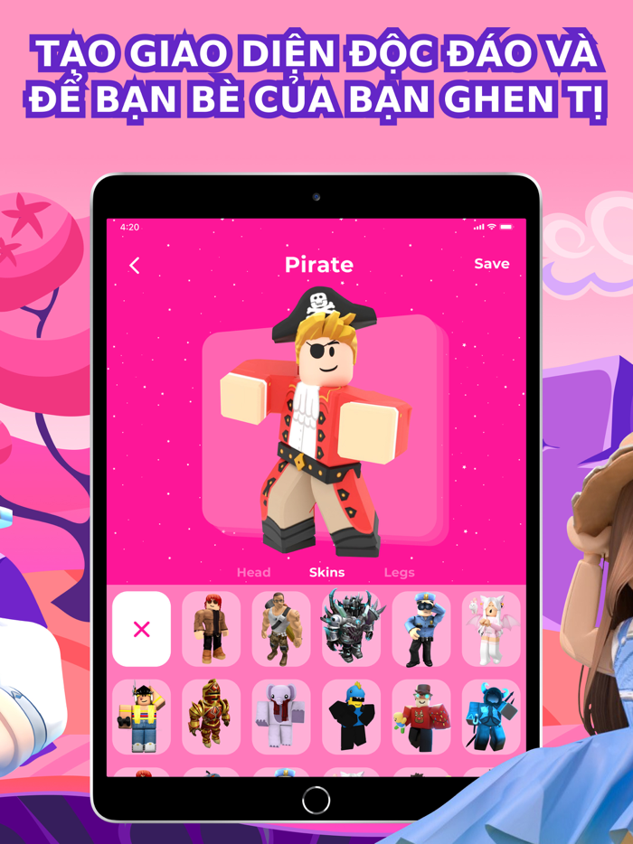 Skins for Roblox - Phiêu Lưu