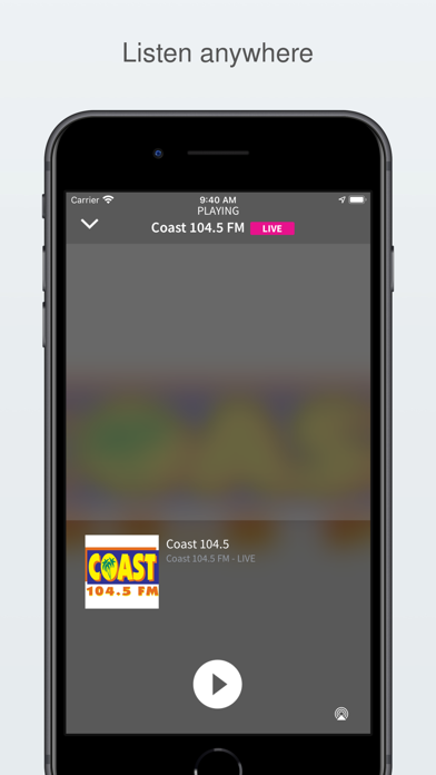 How to cancel & delete Coast 104.5 from iphone & ipad 2