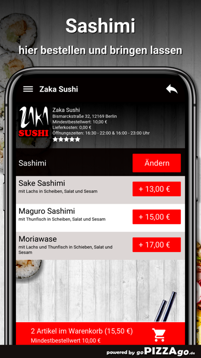 Zaka Sushi Berlin screenshot 6