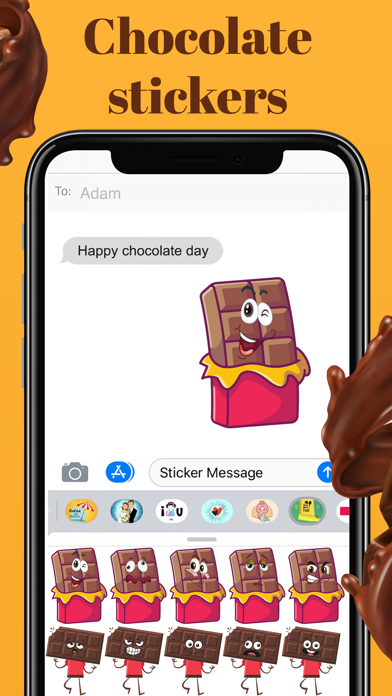 How to cancel & delete Animated Chocolate Stickers from iphone & ipad 4