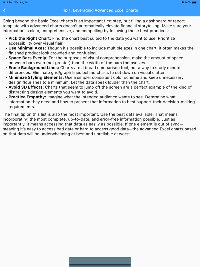 Advanced Excel Charts Tutorial