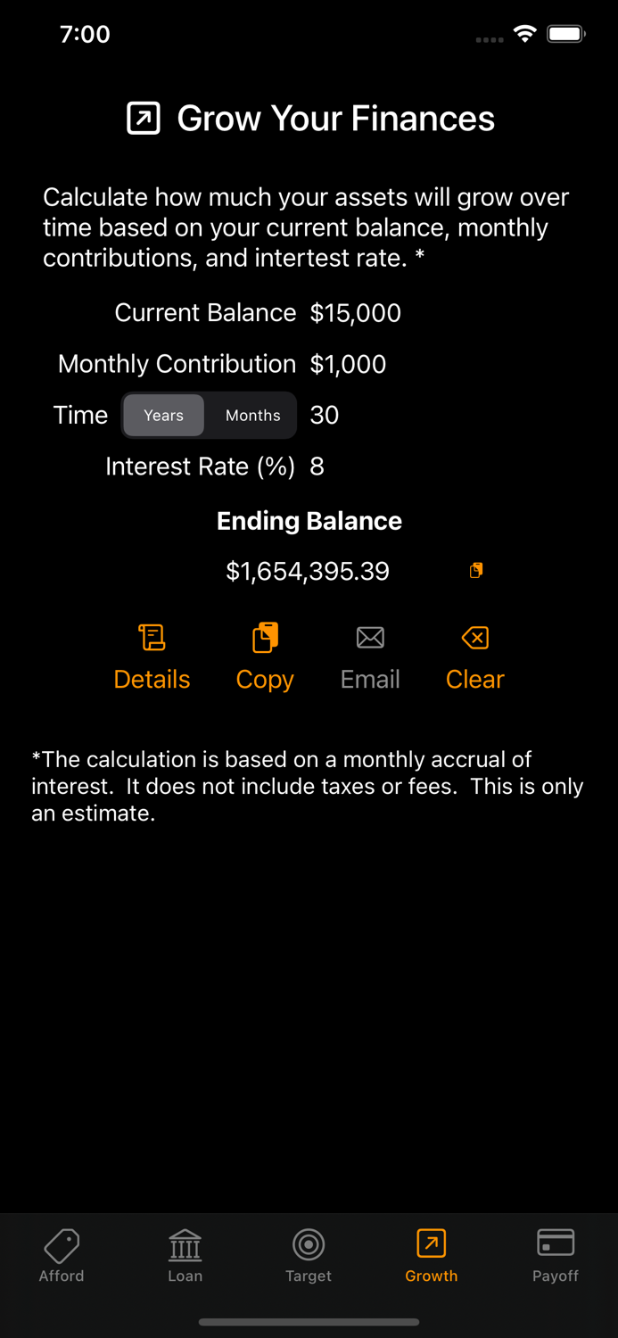 Affordability Calculator Etc
