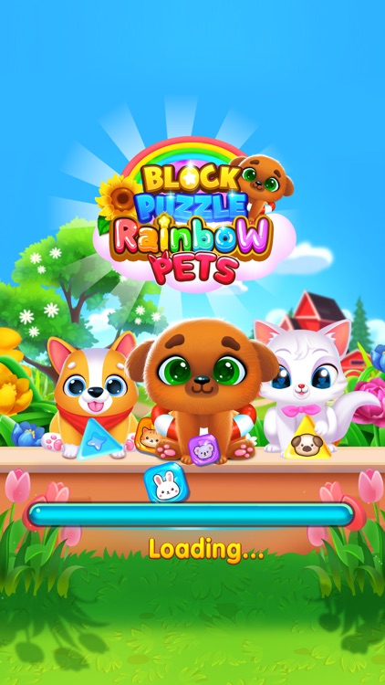 Block Puzzle Rainbow Pets screenshot-5