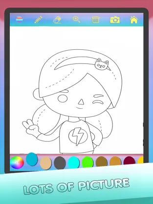 Screenshot 4 Toca Life Coloring iphone