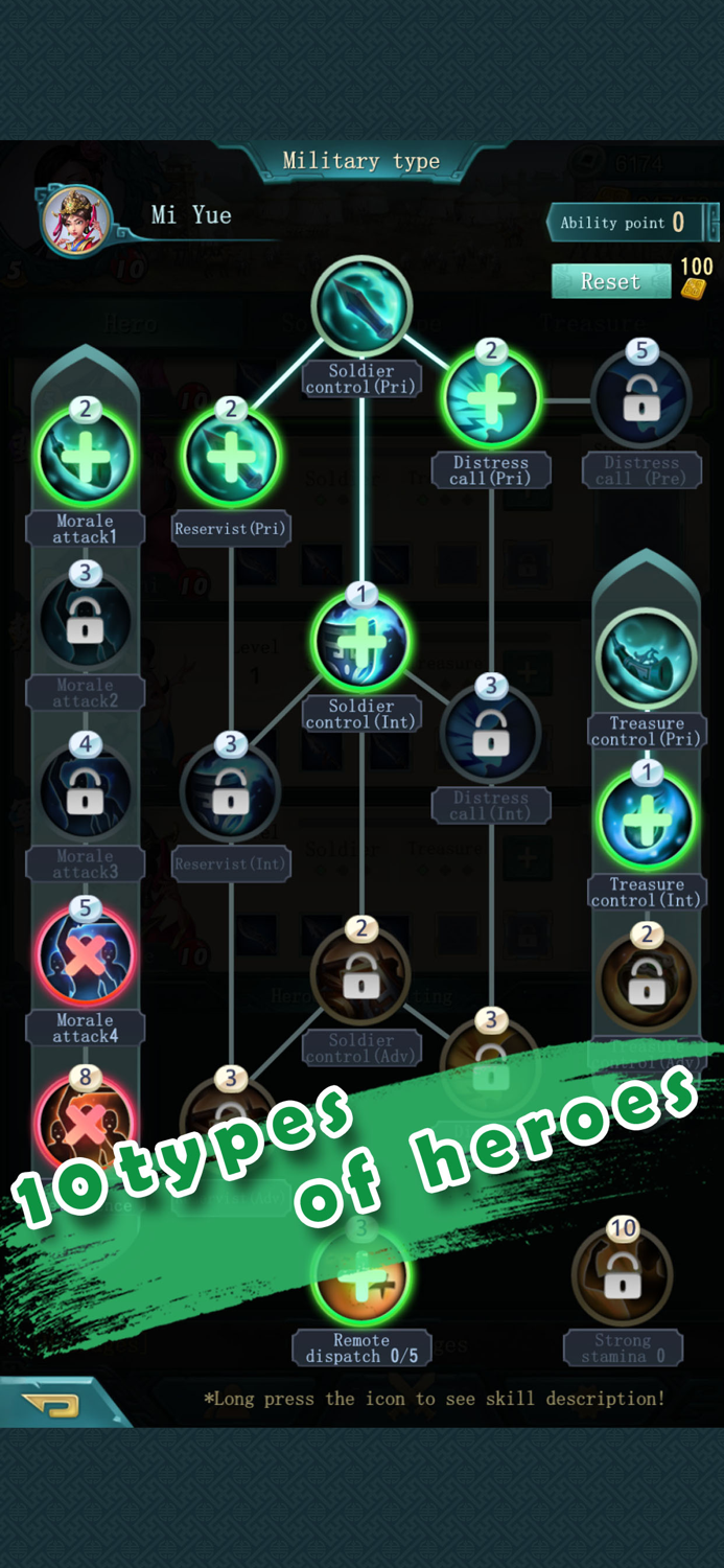 Warring states The heroes