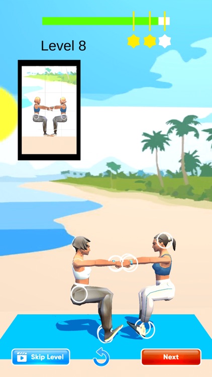 Couples yoga puppet challenge screenshot-5