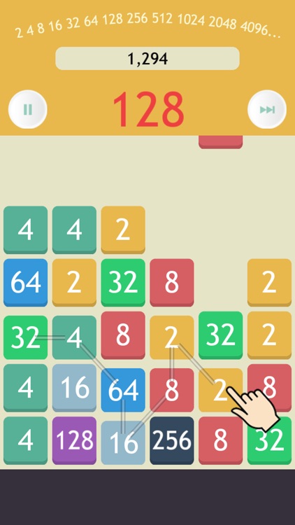 Pow2 -Make 2048 Puzzle screenshot-0