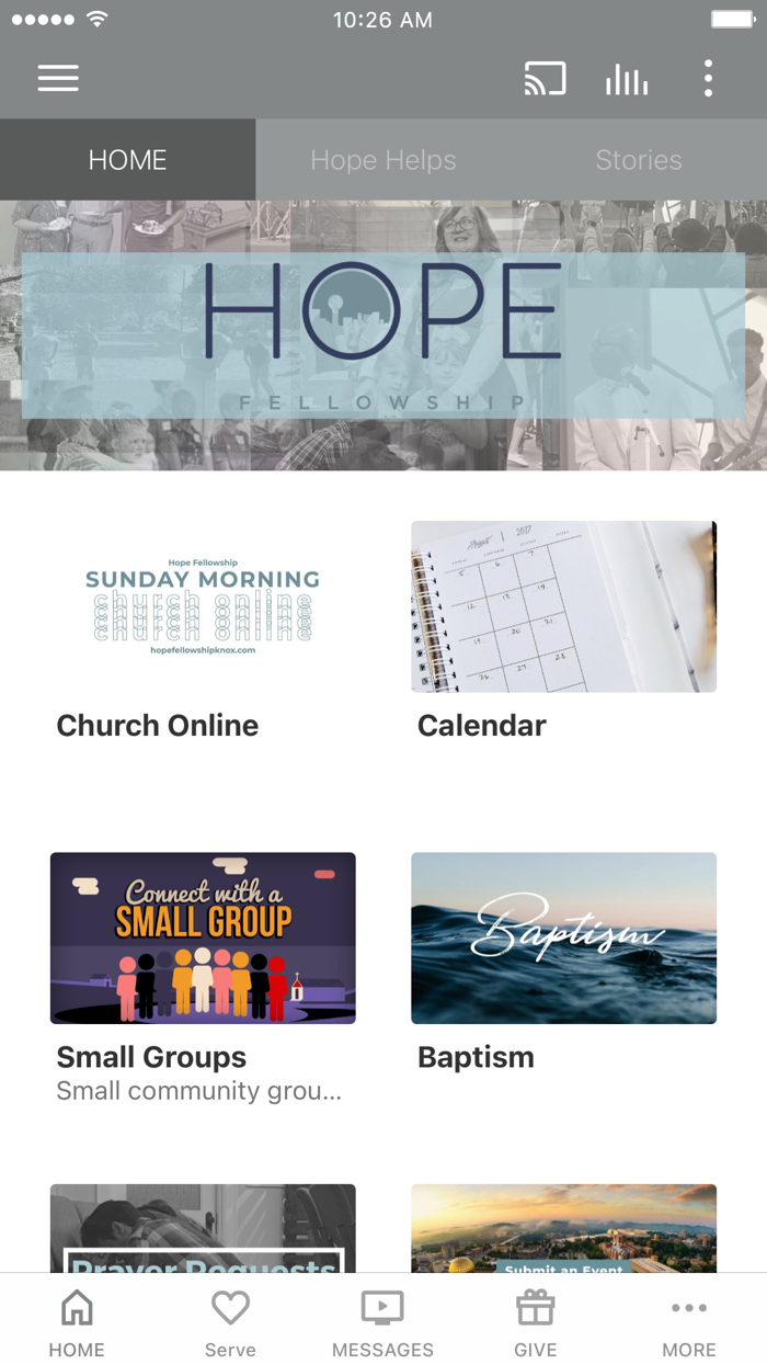 HOPE FELLOWSHIP KNOXVILLE