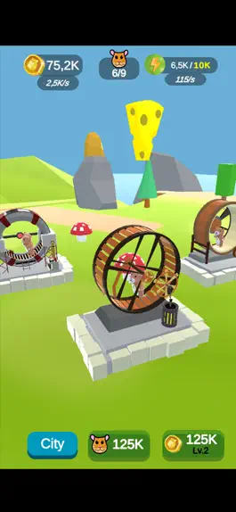 Game screenshot Hamster City Idle apk