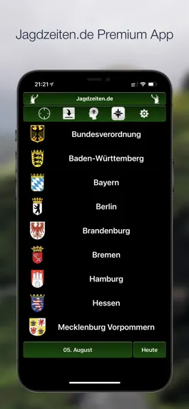 Game screenshot Jagdzeiten.de Premium App mod apk