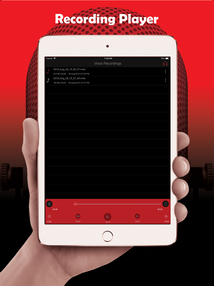 HD Recorder  Voice Memos