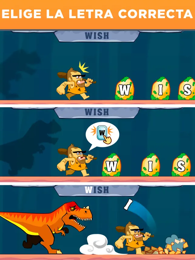 Ergreifen 4 Dino Hunting - English Words iphone