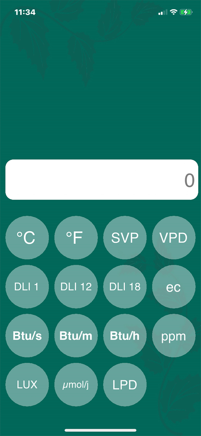 Growroom Calculator