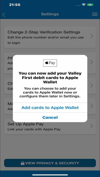 How to cancel & delete Valley First from iphone & ipad 3