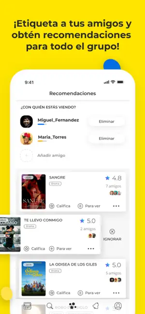 Captura de Pantalla 4 Raters: ver peliculas y series iphone