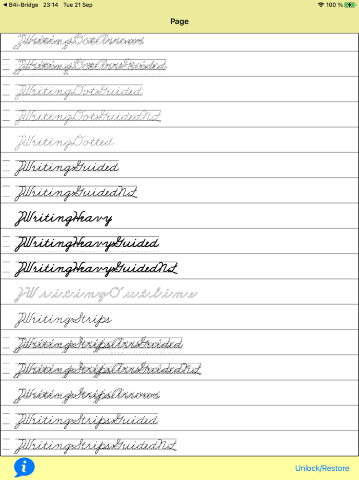 ZWriting Cursive Fonts