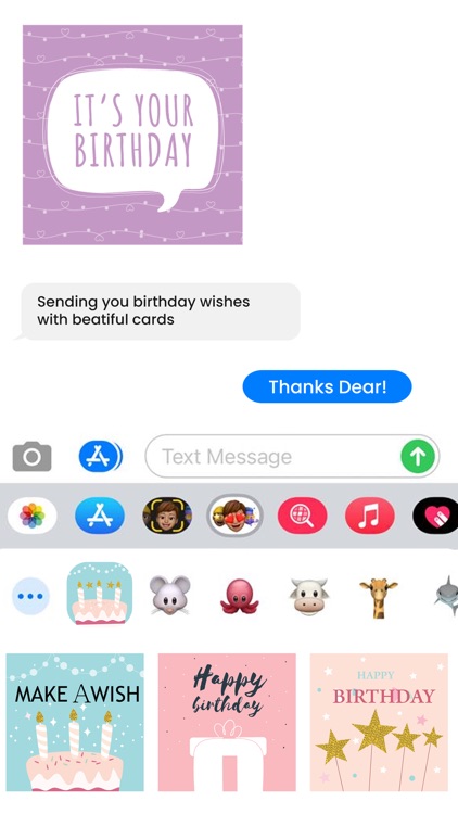 Animated Birthday Card Wishes screenshot-3