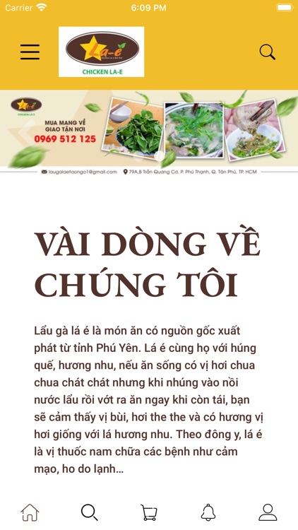 Lẩu gà lá é Tao Ngộ