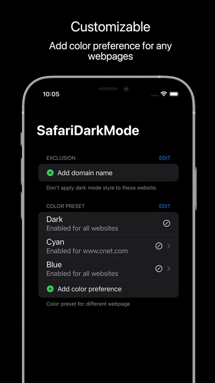 SafariDarkMode screenshot-3