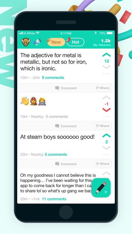 Yik Yak screenshot-3