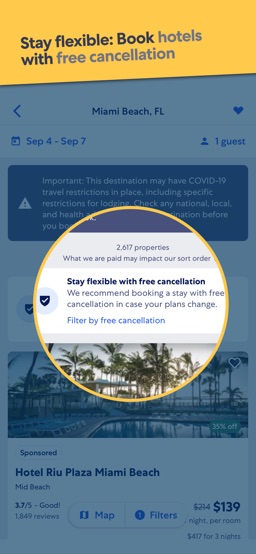 Expedia: Hotels, Flights & Car app screenshot
