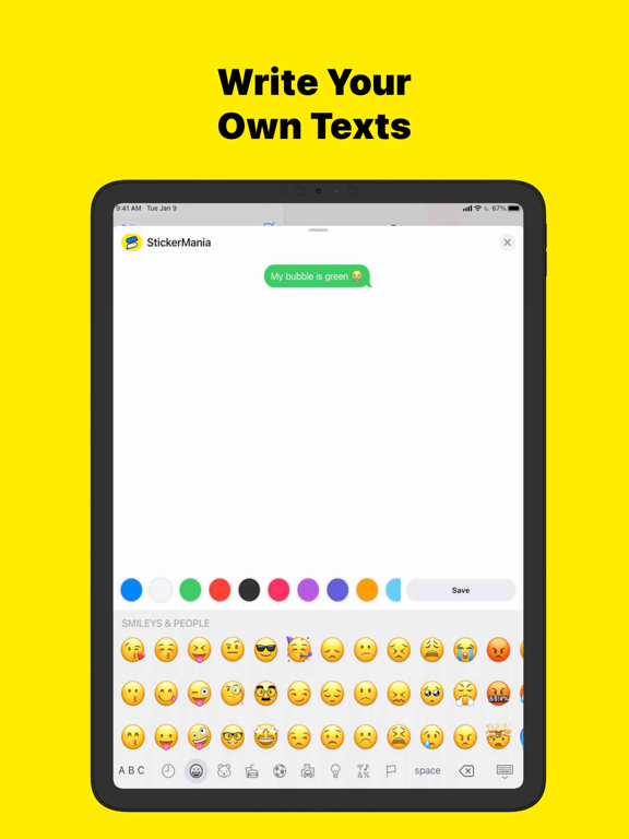 Télécharger StickerMania Fake Messages pour iPhone / iPad sur l'App