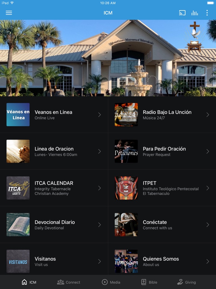 ICM El Tabernaculo FL