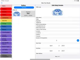 Game screenshot RallyTimer Results mod apk