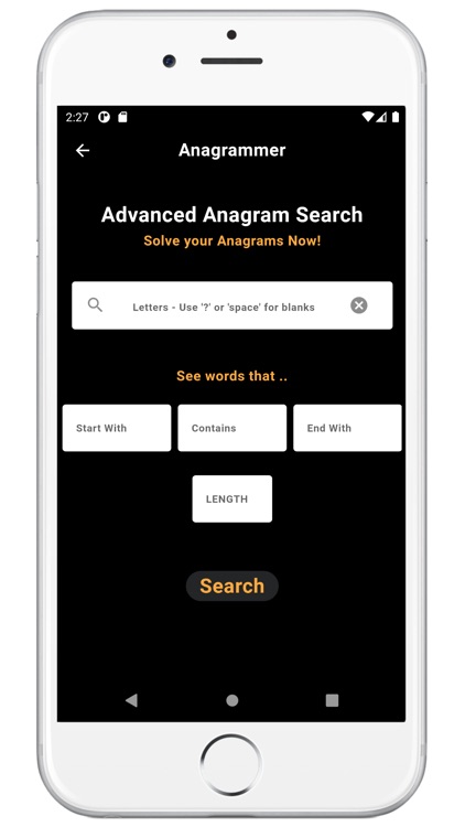 Anagram Solver App