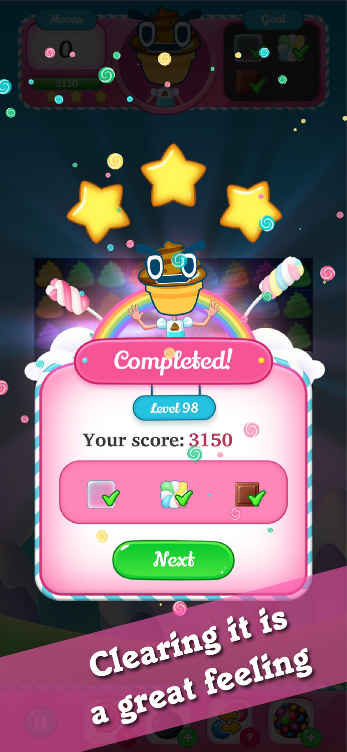 IceCream Candy Match-3 Puzzle