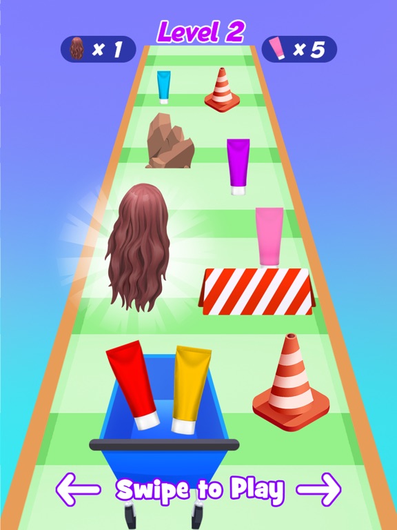 Long Hair Dye Art - Hair Salon screenshot 2