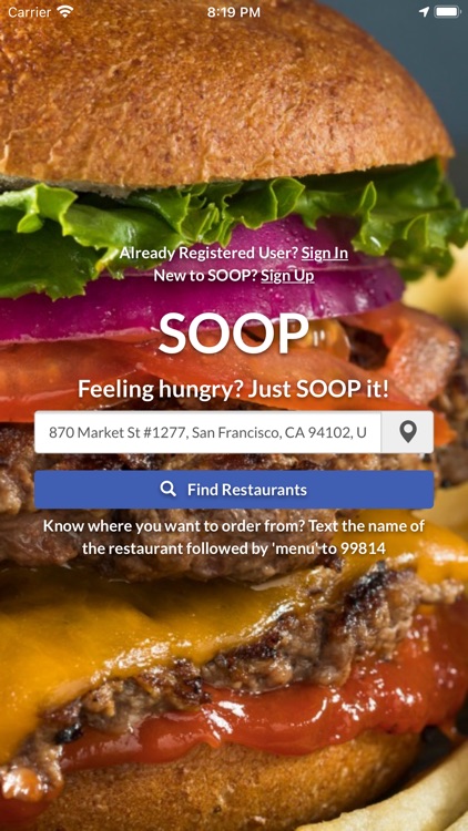 SOOP online ordering system