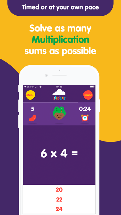 How to cancel & delete Multiplication with Ibbleobble from iphone & ipad 3