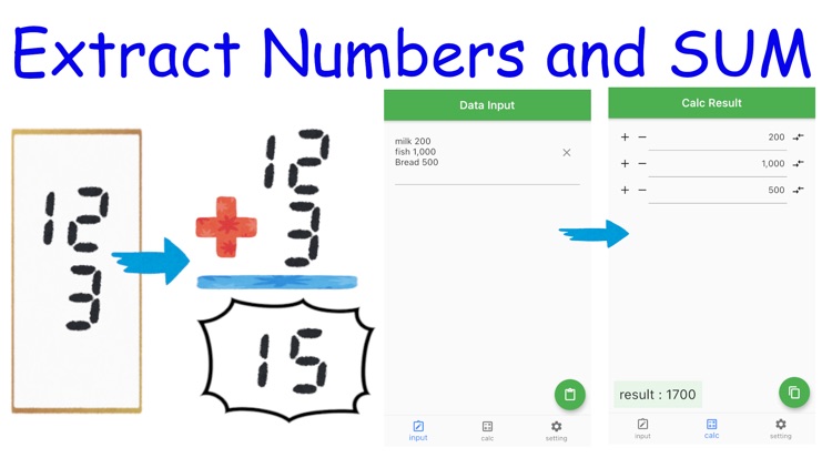 Extract Numbers and SUM