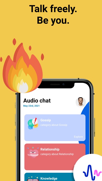 Audio Chat: Live drop-in room