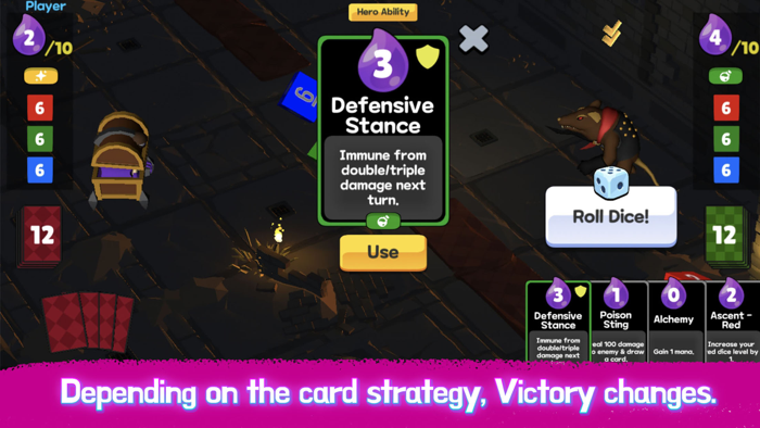 Battle Dice - Throw  Win