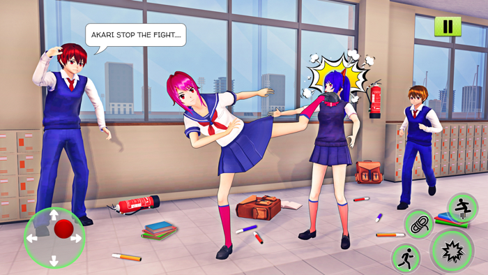Anime School Girl Life Sim 3D