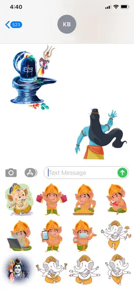 Game screenshot Lord Shiva Stickers! apk