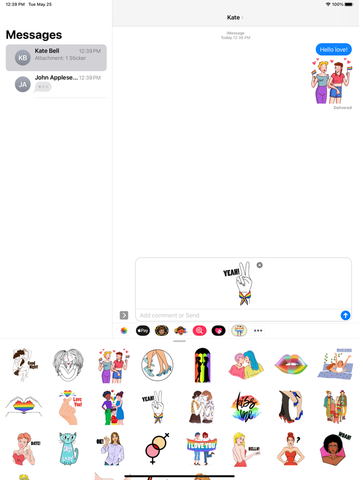 LGBT Lesbian Stickers