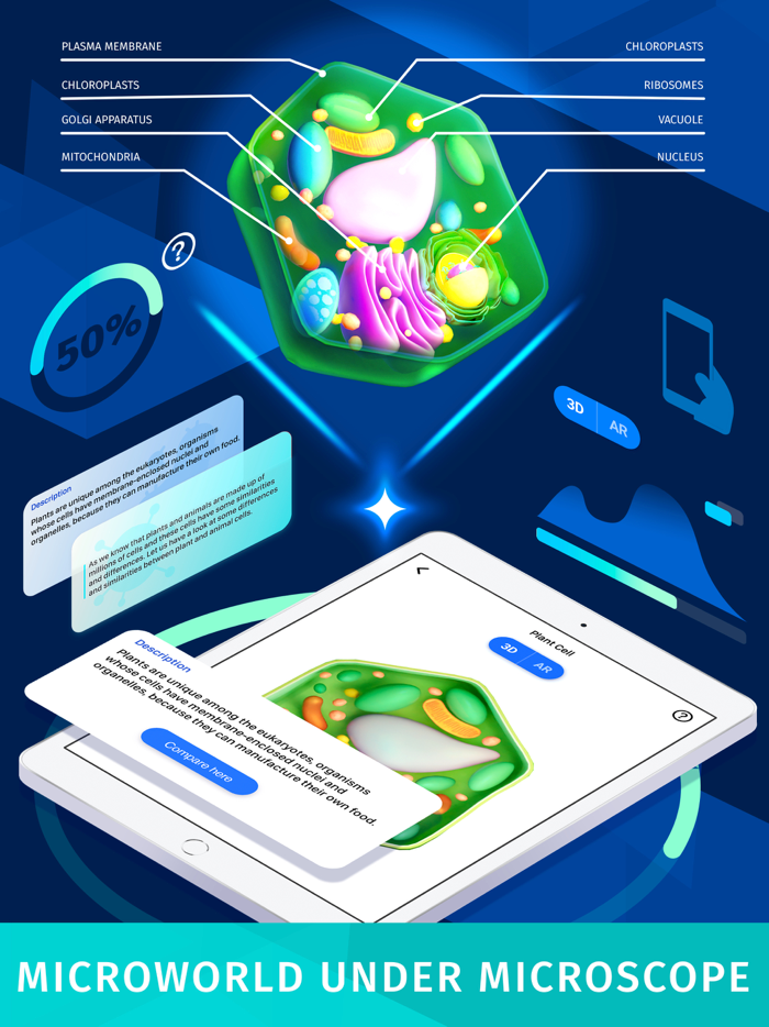 Bacteria AR Zoom Cell Anatomy