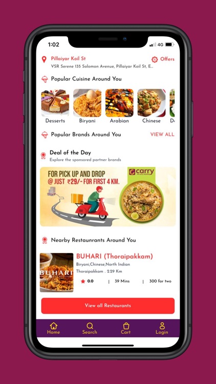 Carry Food Delivery Chennai screenshot-3
