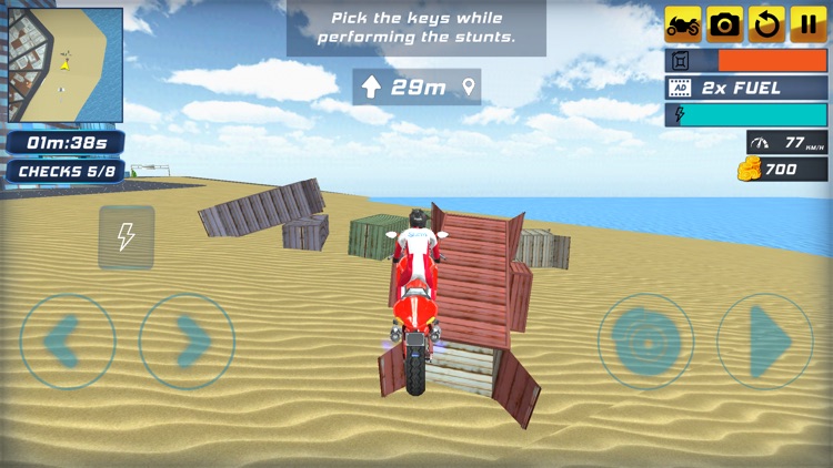 Super Stunt Hero Bike Sim 3D screenshot-4