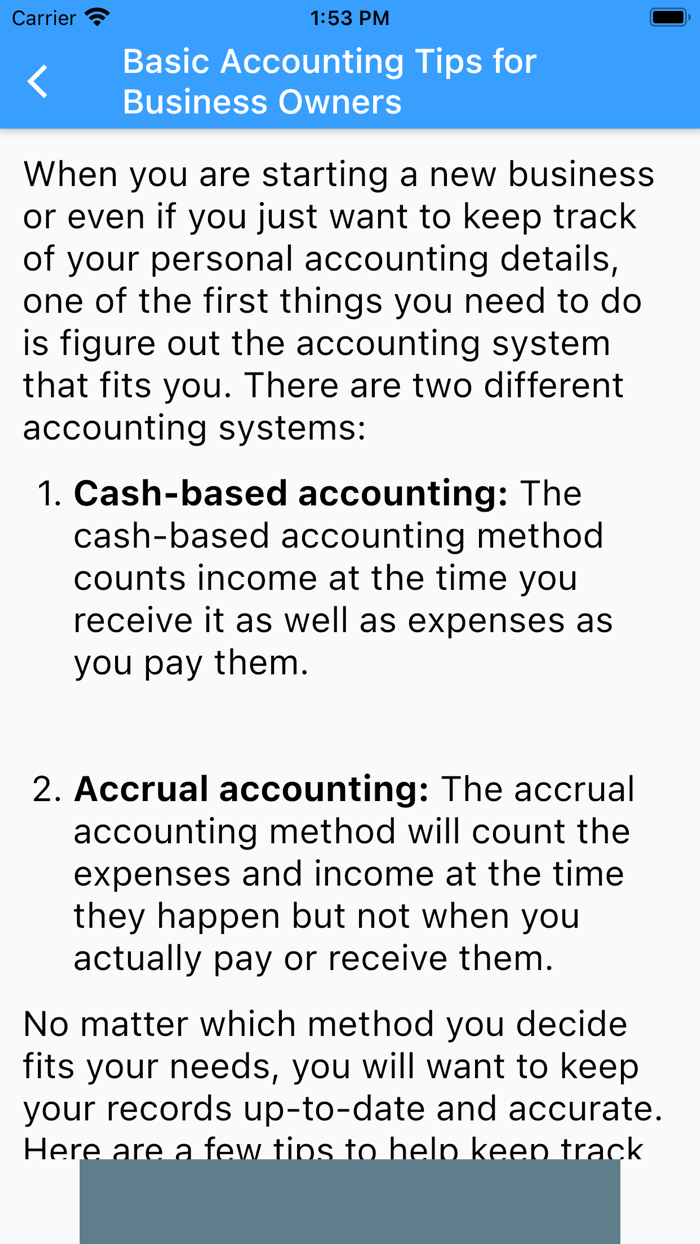 Accounting Basics Tutorial