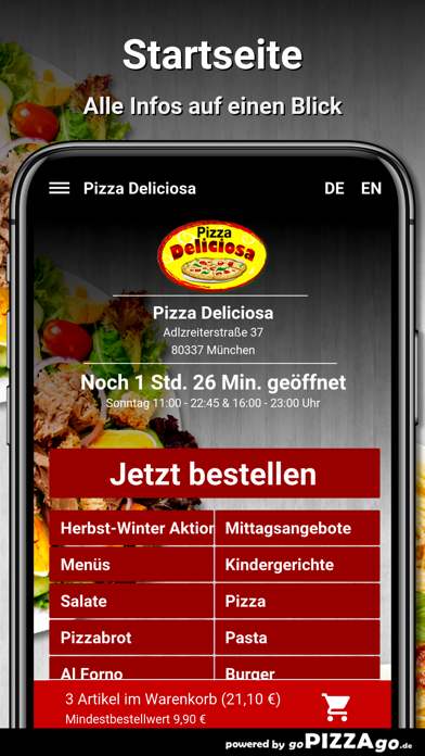 Pizza Deliciosa München screenshot 3